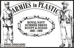 ArmiesInPlastic Egypt & Sudan 1882-1898 Royal Navy Summer Dress Plastic Model Military Figure 1/32 #5513
