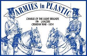 ArmiesInPlastic 1854 17th Lancers Charge of the Light Brigade Plastic Model Military Figure 1/32 #5519