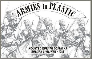 ArmiesInPlastic Russian Civil War 1918 Russian Cossacks Plastic Model Military Figure 1/32 Scale #5533