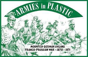 ArmiesInPlastic Franco-Prussian War 1870-1871 German Ulhans Plastic Model Military Figure 1/32 Scale #5536