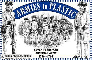 ArmiesInPlastic 7 Years War 1756-63 Austrian Army (16) Plastic Model Military Figure 1/32 Scale #5545