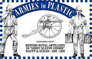 ArmiesInPlastic British Royal Artillery Shirt Sleeve Order Plastic Model Military Figure 1/32 Scale #5556