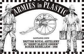 British Royal Artillery Shirt Sleeve Order Plastic Model Military Figure 1/32 Scale #5558