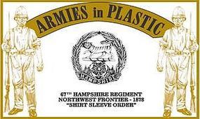 Northwest Frontier 1878 67th Hampshire Regiment Plastic Model Military Figure 1/32 #5572