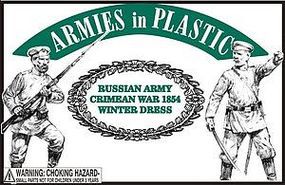 Crimean War 1854 Russian Army Winter Dress Plastic Model Military Figure 1/32 Scale #5583