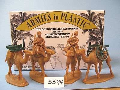 1884-1885 Set 1    1:32 Figures Gordon Armies In Plastic 5591 Mounted Infantry 