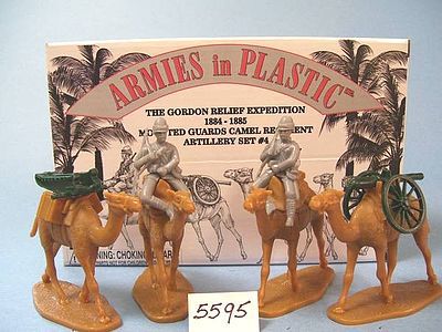 ArmiesInPlastic Camel Regiment Artillery Set #4 Plastic Model Military Figure 1/32 Scale #5595