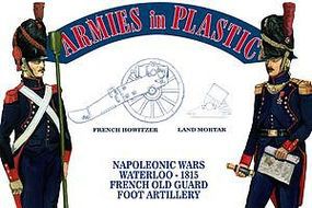 ArmiesInPlastic Waterloo French Old Guard Foot Artillery Plastic Model Military Figure 1/32 Scale #5603 ArmiesInPlastic Waterloo French Old Guard Foot Artillery Plastic Model Military Figure 1/32 Scale #5603