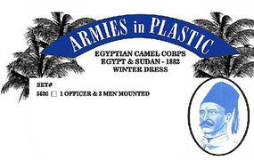 Egyptian Camel Corps Egypt & Sudan Winter Dress Plastic Model Military Figures 1/32 #5626