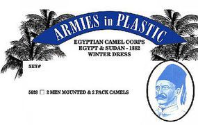 Egyptian Camel Corps Egypt & Sudan Winter Dress Plastic Model Military Figures 1/32 #5628