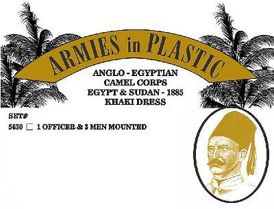 ArmiesInPlastic Anglo-Egyptian Camel Corps Egypt & Sudan Plastic Model Military Figures 1/32 #5630