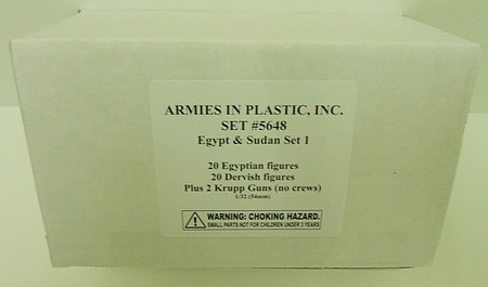 ArmiesInPlastic EGYPT & SUDAN SET #1 Plastic Model Military Figure Kit 1/32 Scale #5648