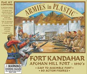 ArmiesInPlastic Fort Kandahar Afghan Hill Forts 1890s Plastic Model Military Diorama 1/32 Scale #9802
