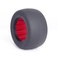 AKA Stadium Truck Slicks, Clay with Red Insert (2) AKA Stadium Truck Slicks, Clay with Red Insert (2)