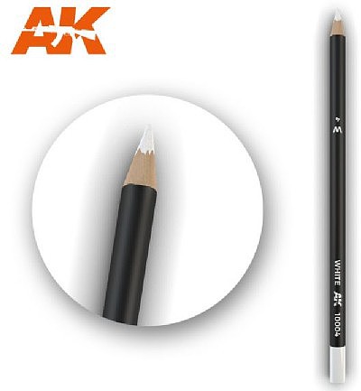 AK (bulk of 5) Weathering Pencils White Hobby and Model Paint Marker #10004