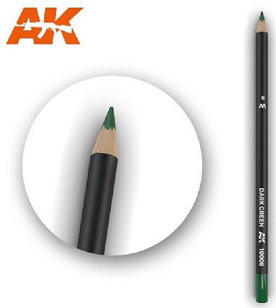 AK (bulk of 5) Weathering Pencils Dark Green Hobby and Model Paint Marker #10008