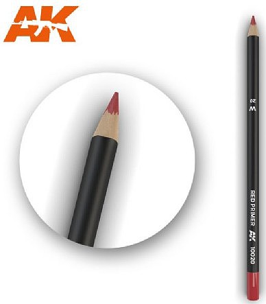 AK (bulk of 5) Weathering Pencils Red Primer Hobby and Model Paint Marker #10020