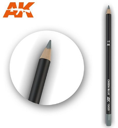 AK (bulk of 5) Weathering Pencils Green Blue Hobby and Model Paint Marker #10021