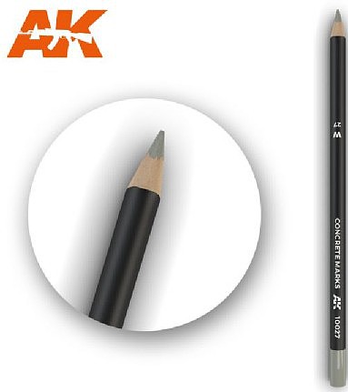 AK (bulk of 5) Weathering Pencils Concrete Marks Hobby and Model Paint Marker #10027
