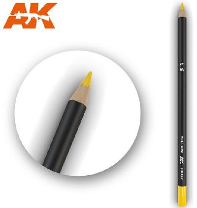 AK (bulk of 5) Weathering Pencils Yellow Hobby and Model Paint Marker #10032