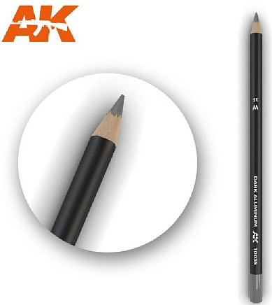 AK (bulk of 5) Weathering Pencils Dark Aluminum Hobby and Model Paint Marker #10035