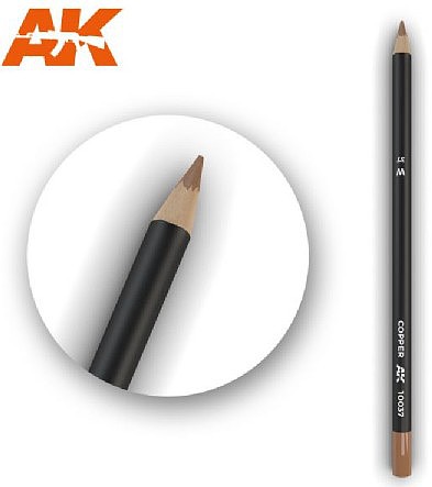 AK (bulk of 5) Weathering Pencils Copper Hobby and Model Paint Marker #10037