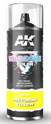 AK Pretorian Yellow Wargame Color 400ml Spray Can Hobby and Model Lacquer Spray Paint #1055