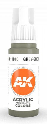 AK Grey Green Acrylic Paint 17ml Bottle Hobby and Model Acrylic Paint #11016