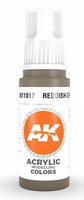 AK Reddish Grey Acrylic Paint 17ml Bottle Hobby and Model Acrylic Paint #11017