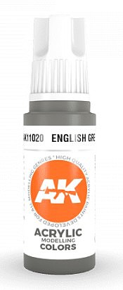 AK English Grey Acrylic Paint 17ml Bottle Hobby and Model Acrylic Paint #11020