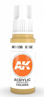 AK Beige Acrylic Paint 17ml Bottle Hobby and Model Acrylic Paint #11030