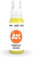 AK Laser Yellow Acrylic Paint 17ml Bottle