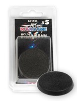 AK Wargame Series Round Base 50mm (10) Plastic Model Display Accessory #1104