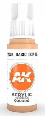 AK Basic Skin Tone Acrylic Paint 17ml Bottle Hobby and Model Acrylic Paint #11052