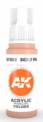 AK Sickly Pink Acrylic Paint 17ml Bottle Hobby and Model Acrylic Paint #11060