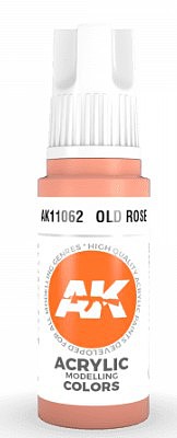 AK Old Rose Acrylic Paint 17ml Bottle Hobby and Model Acrylic Paint #11062