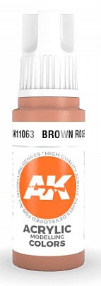AK Brown Rose Acrylic Paint 17ml Bottle Hobby and Model Acrylic Paint #11063