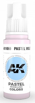 AK Pastel Violet Acrylic Paint 17ml Bottle Hobby and Model Acrylic Paint #11069