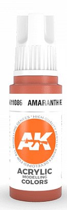 AK Amaranth Red Acrylic Paint 17ml Bottle Hobby and Model Acrylic Paint #11086