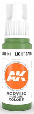 AK Light Green Acrylic Paint 17ml Bottle Hobby and Model Acrylic Paint #11141