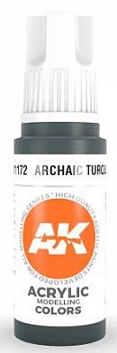 AK Archaic Turquoise Paint 17ml Bottle Hobby and Model Acrylic Paint #11172