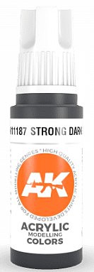 AK Strong Dark Blue Paint 17ml Bottle Hobby and Model Acrylic Paint #11187