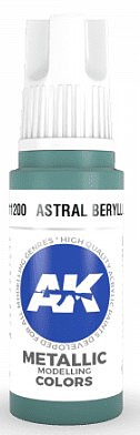 AK Astral Beryllium Paint 17ml Bottle Hobby and Model Acrylic Paint #11200