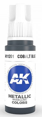 AK Cobalt Blue Paint 17ml Bottle Hobby and Model Acrylic Paint #11201