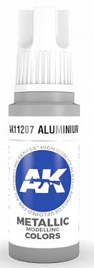 AK Aluminum Paint 17ml Bottle Hobby and Model Acrylic Paint #11207