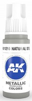 AK Natural Steel Paint 17ml Bottle Hobby and Model Acrylic Paint #11210