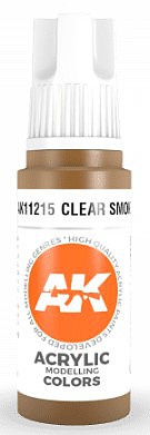 AK Clear Smoke Paint 17ml Bottle Hobby and Model Acrylic Paint #11215