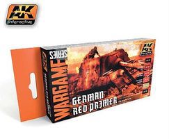 Wargame German Red Primer Acrylic Paint Set (6)17ml Bottles Hobby and Model Paint Set #1124