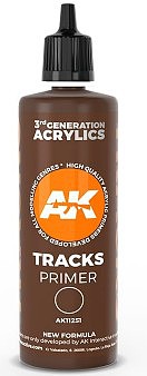 AK Tracks Acrylic Primer 100ml Bottle Hobby and Model Acrylic Paint #11251
