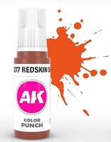 AK Color Punch- Redskin Shadow 3G Acrylic Paint 17ml Bottle